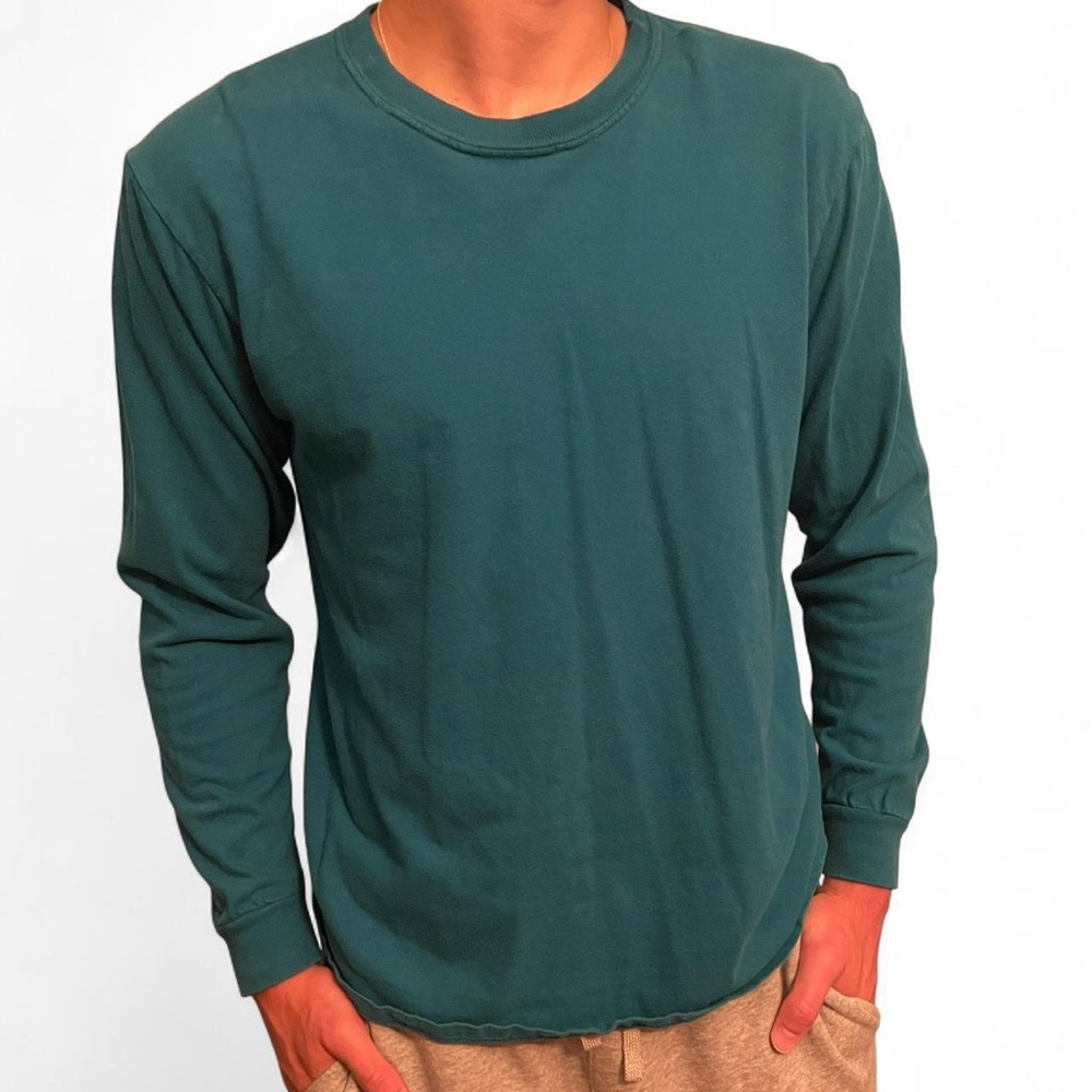 Comfort Colors Green Long Sleeve Tee